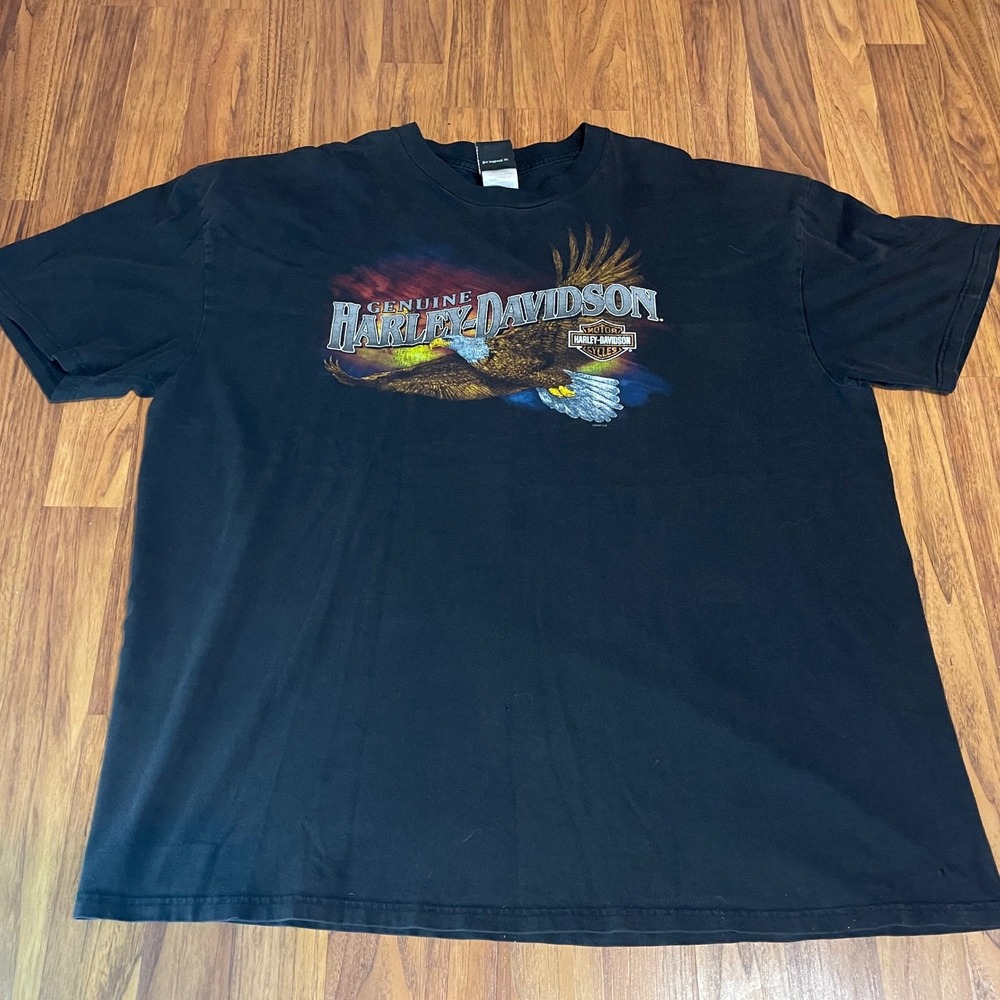 Harley Davidson T Shirt Mens XL Black Eagle Buddy Stubbs Arizona Graphic 2009